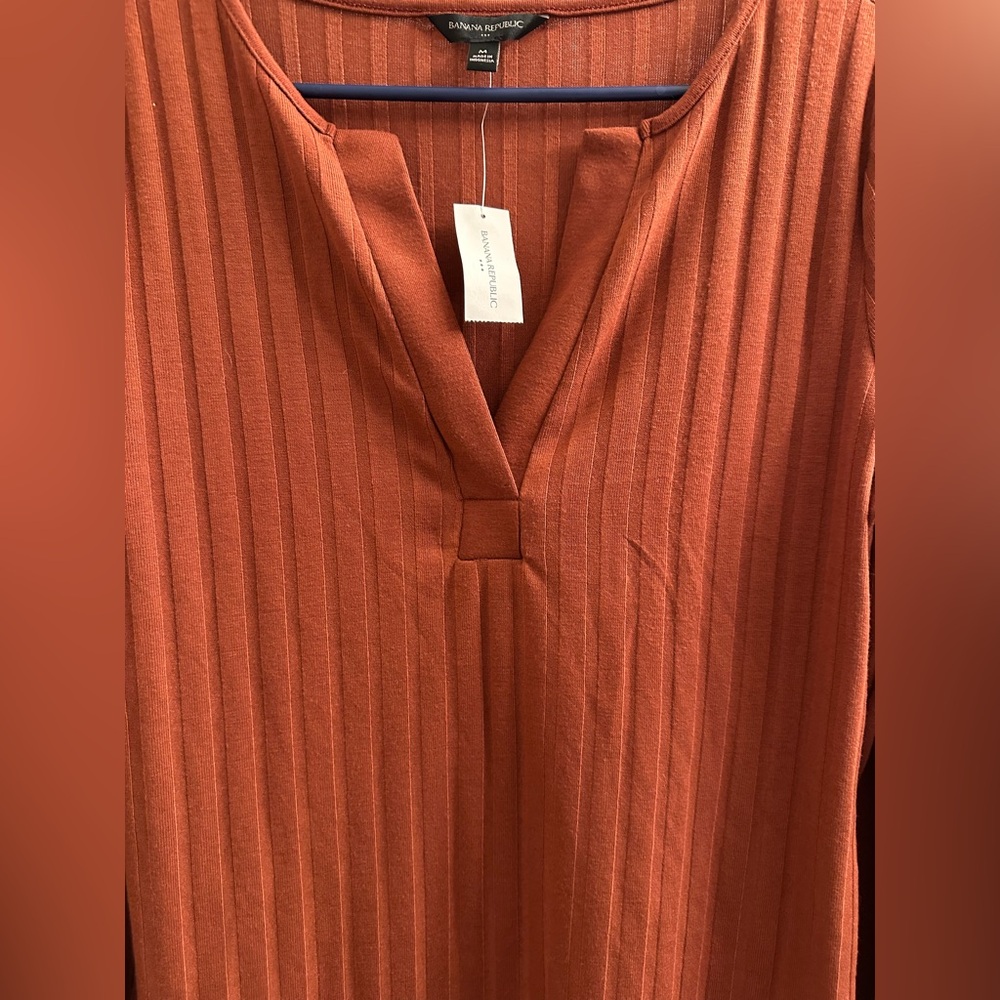Banana Republic Ribbed Long Sleeve Top - Picture 5 of 8